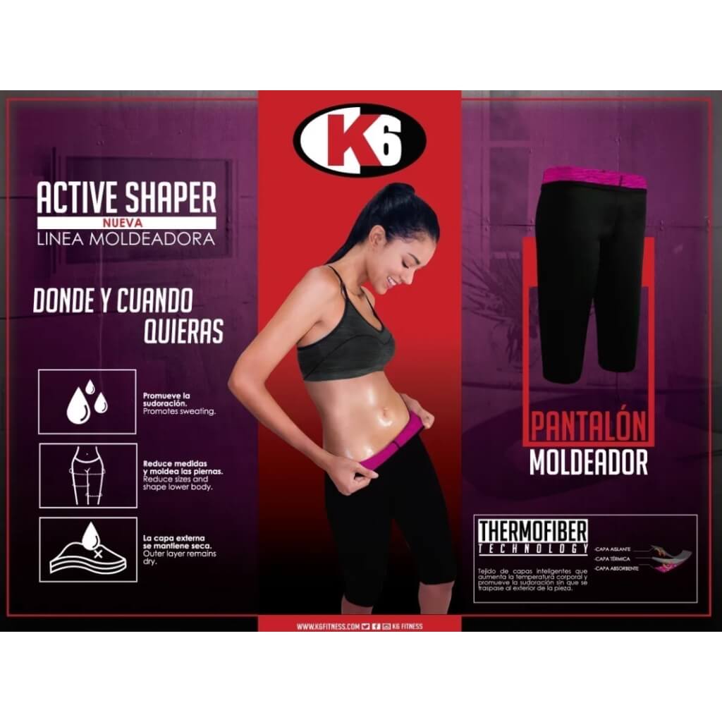 K6 Short Moldeador Neopreno Active Shaper