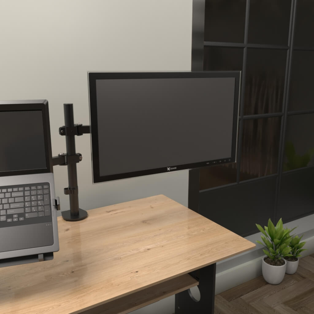 Klip Xtreme Soporte de Mesa para Monitor y Laptop (KMM-301)