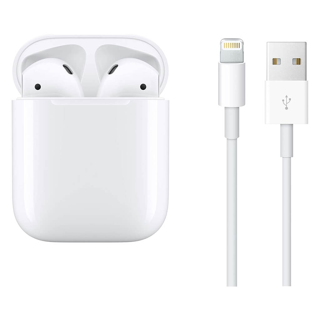 Apple Audífonos Inalámbricos AirPods, 2nd Gen + Apple Dispositivo de Ubicación AirTag