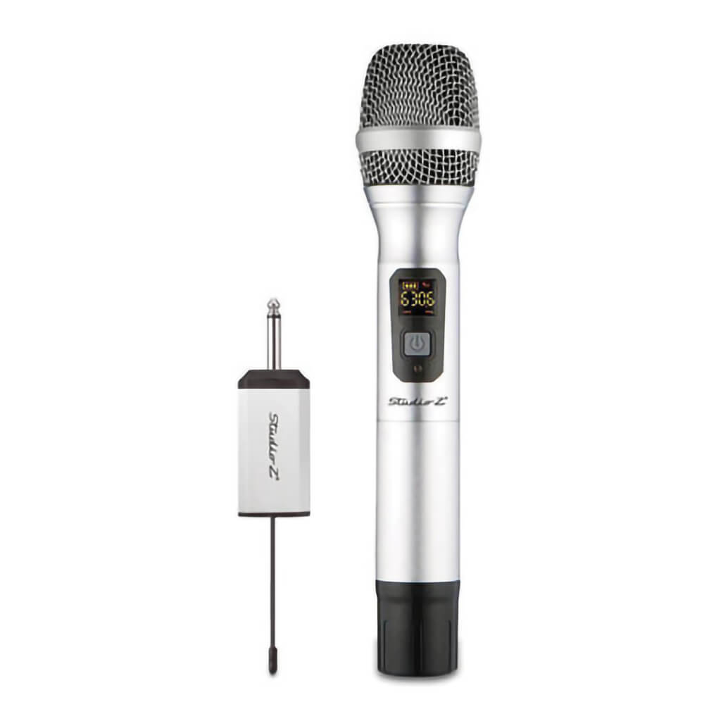 Studio Z Micrófono Inalámbrico UHF Mini Receptor Recargable, GW-R101