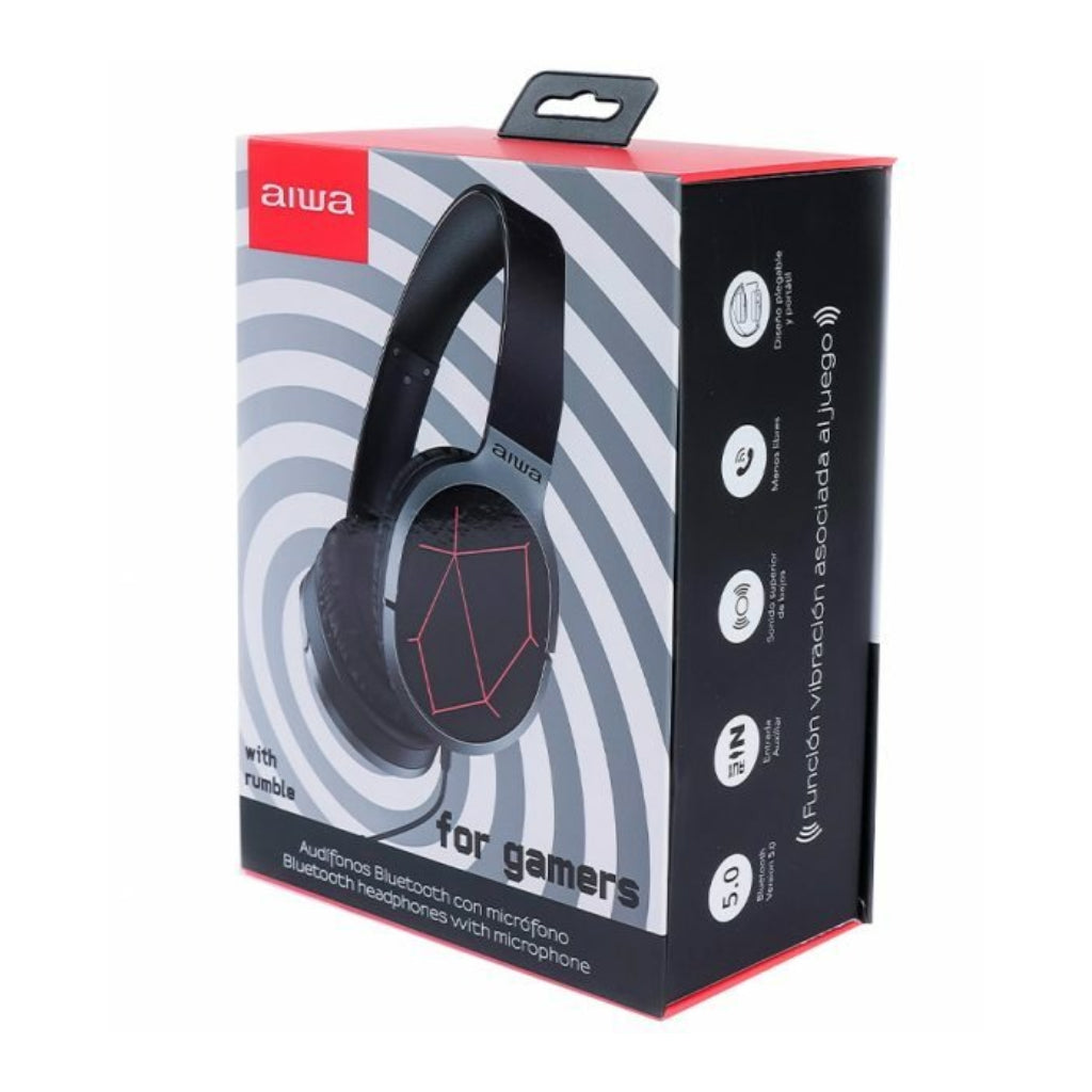 Aiwa Audífonos Inalámbricos de Diadema, AW799BT