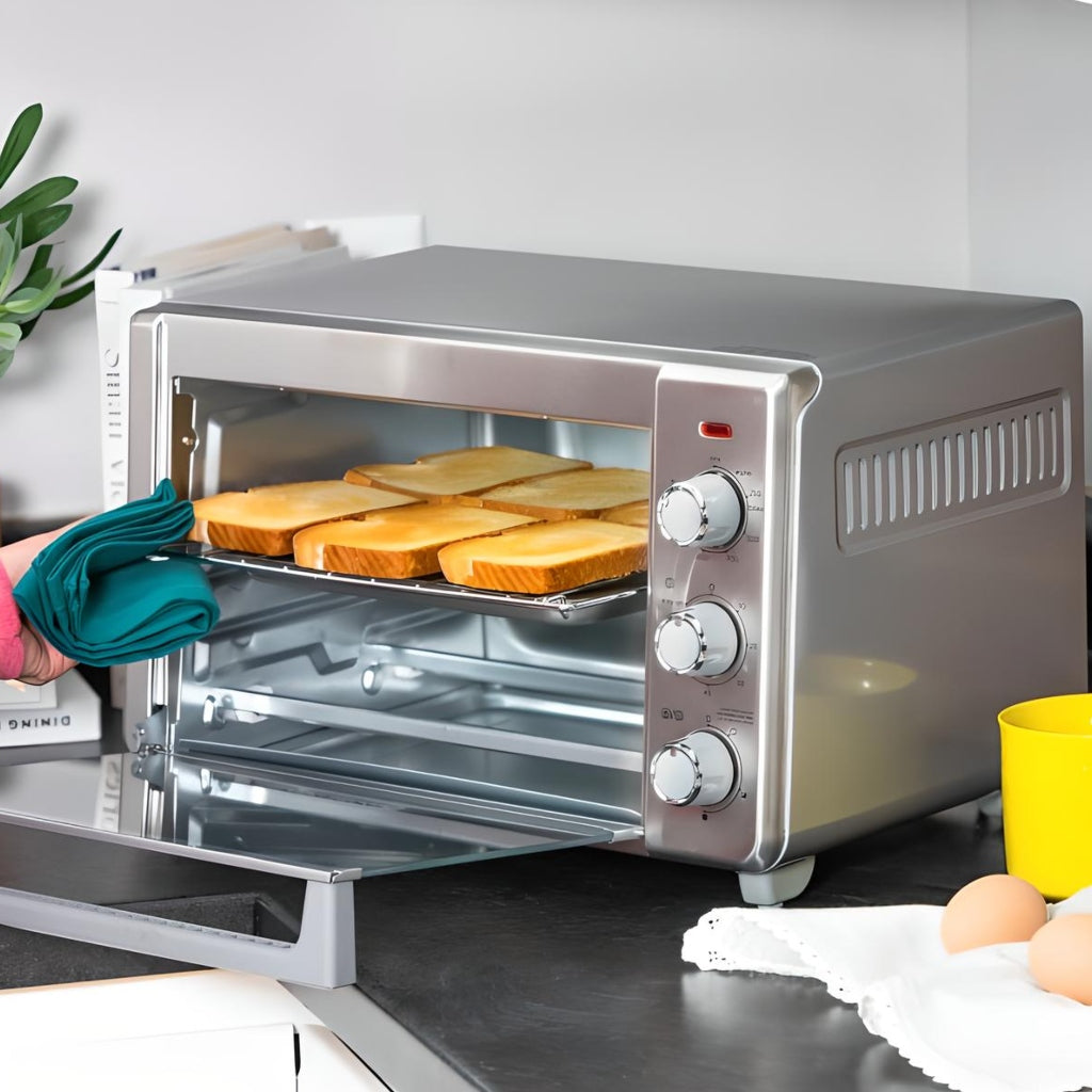 Black & Decker Horno Tostador con Freidora Aire 21.8 Litros, TO3217SS-LA