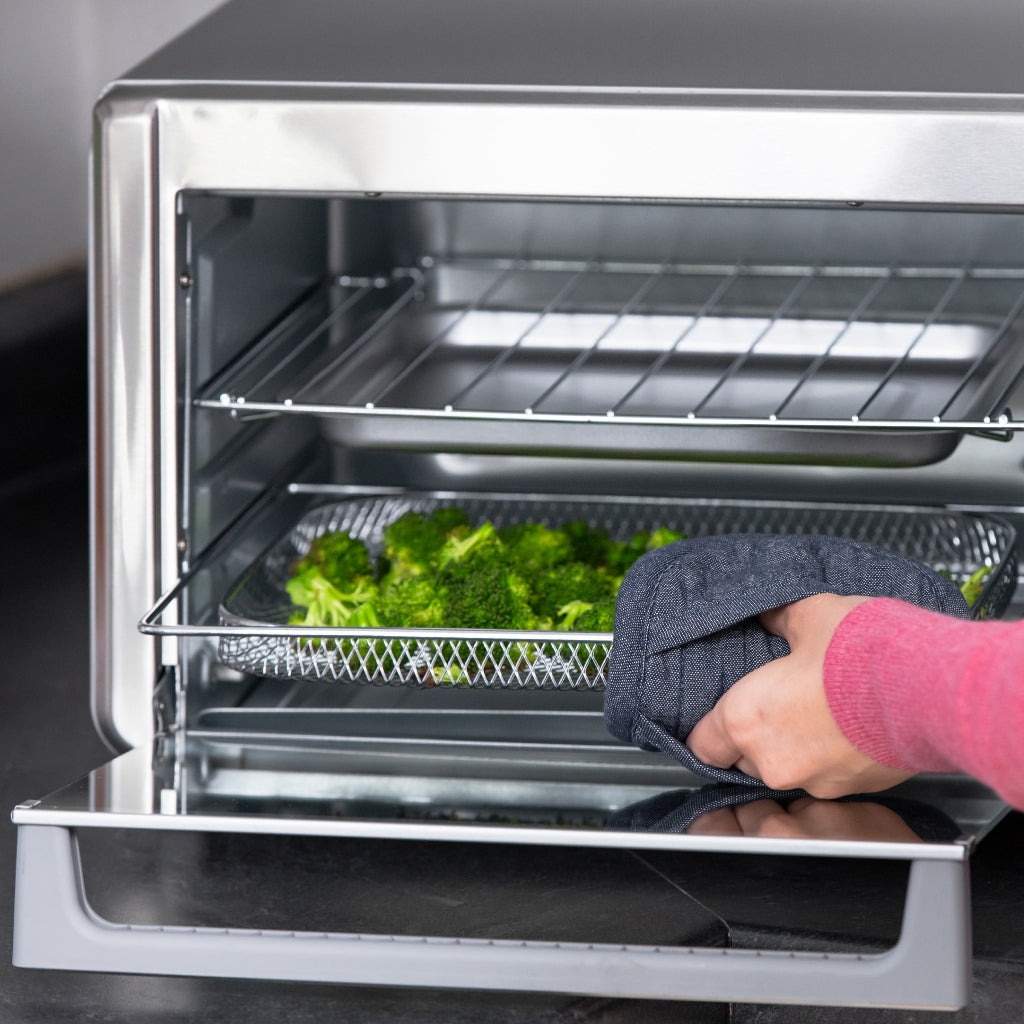 Black & Decker Horno Tostador con Freidora Aire 21.8 Litros, TO3217SS-LA