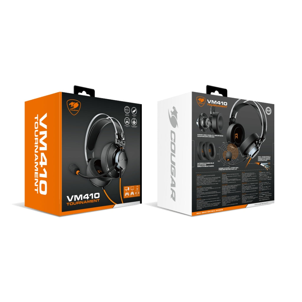 Cougar Audífonos Alámbricos de Diadema Gaming VM410