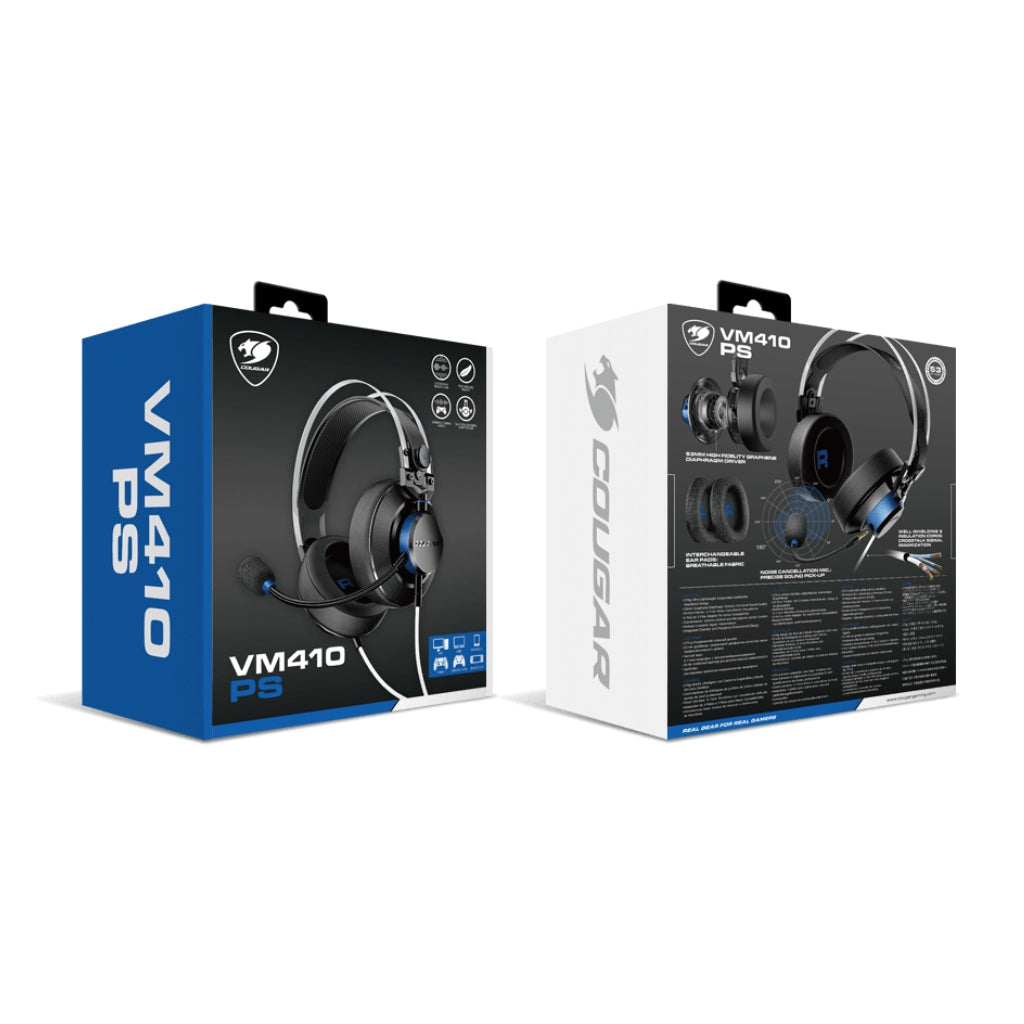 Cougar Audífonos Alámbricos de Diadema Gaming VM410