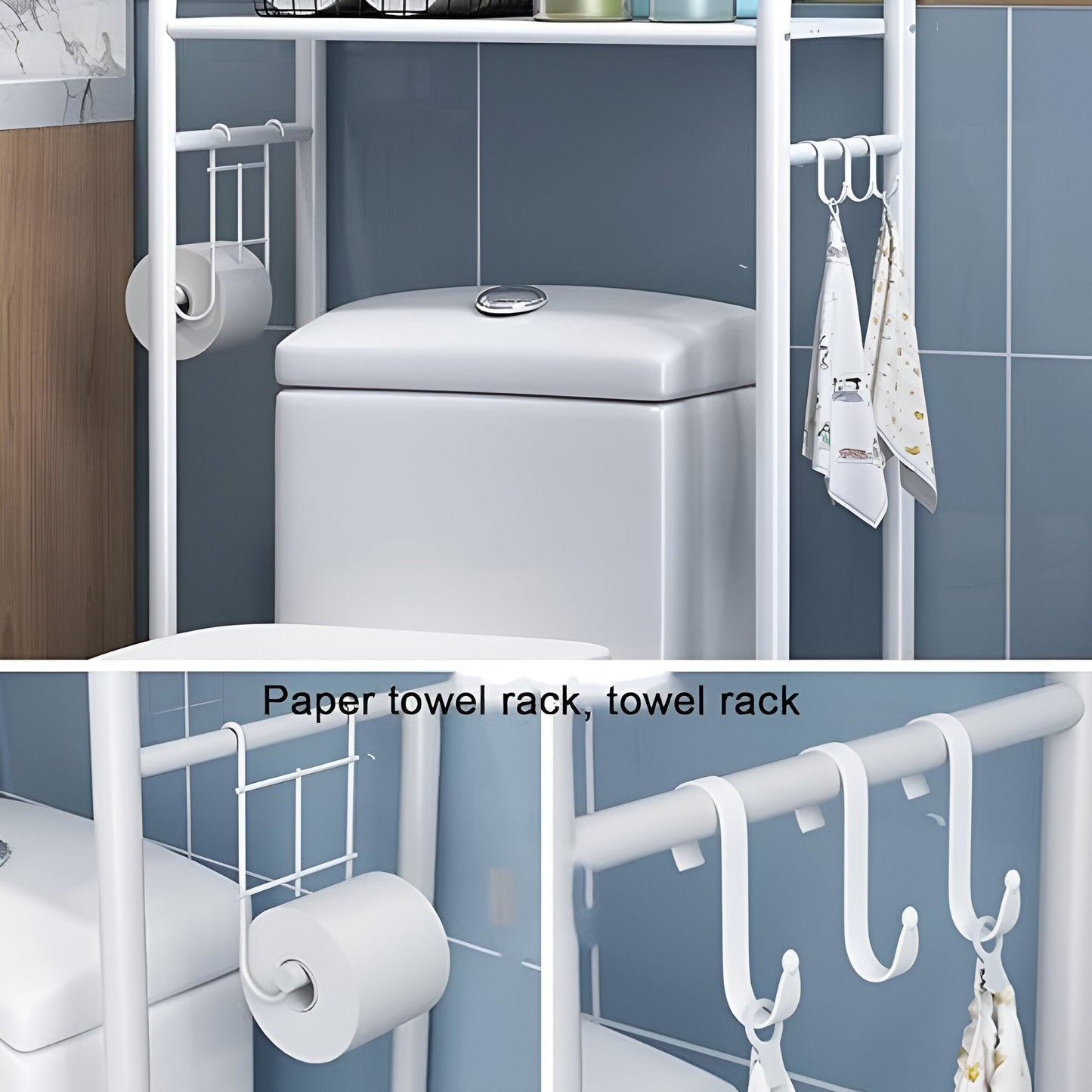 Miomu Estante Organizador para Baño, 3 Niveles
