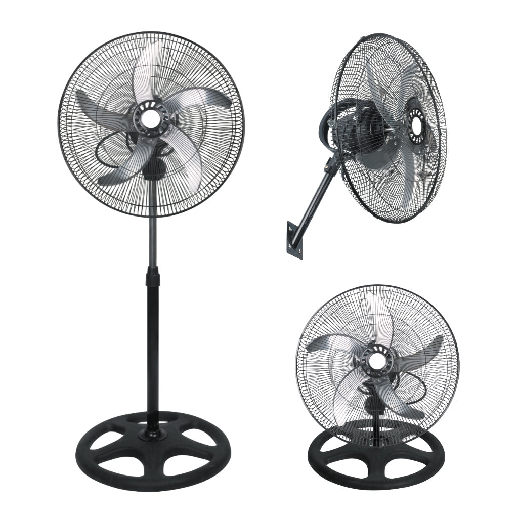 Chiq Ventilador de Pedestal 18" 3 en 1, CQVF18T1O1HB