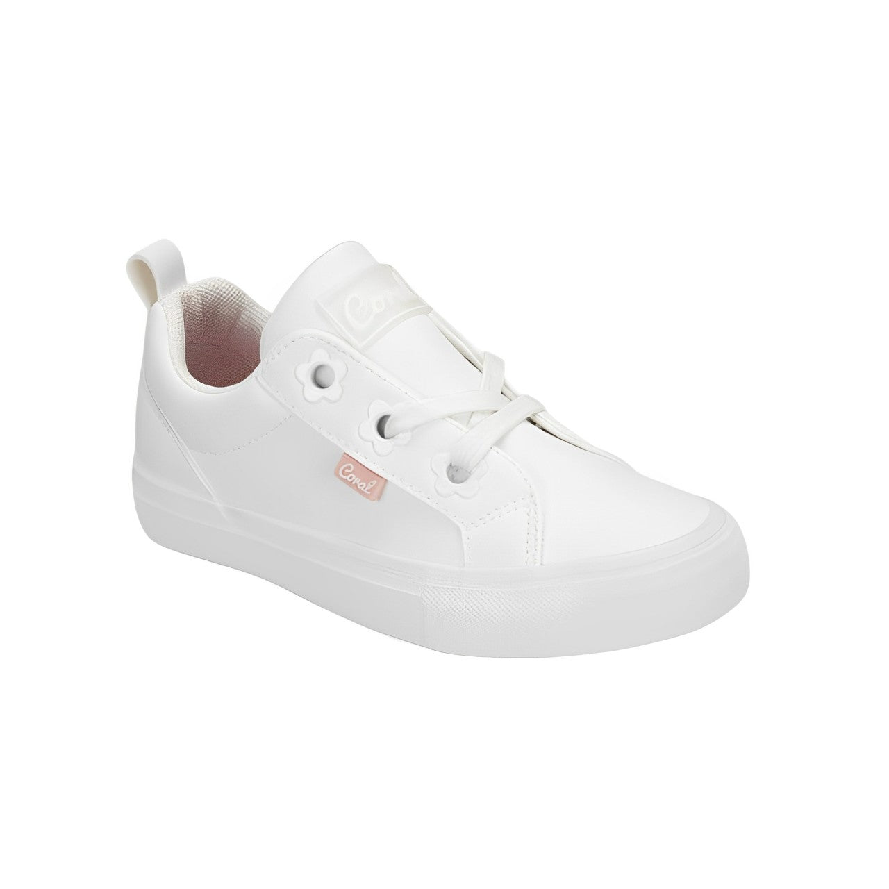 Coral Tenis Kaori White, para Niña