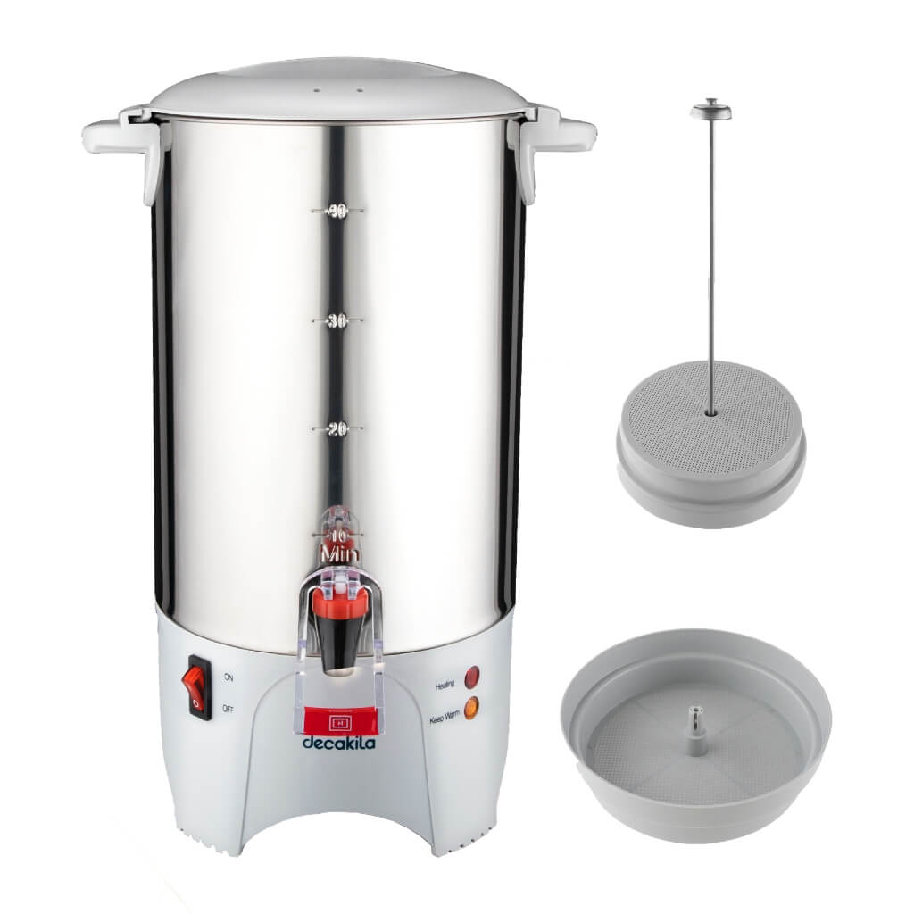 Decakila Percolador Acero Inoxidable 50 Tazas (KUKT024M)