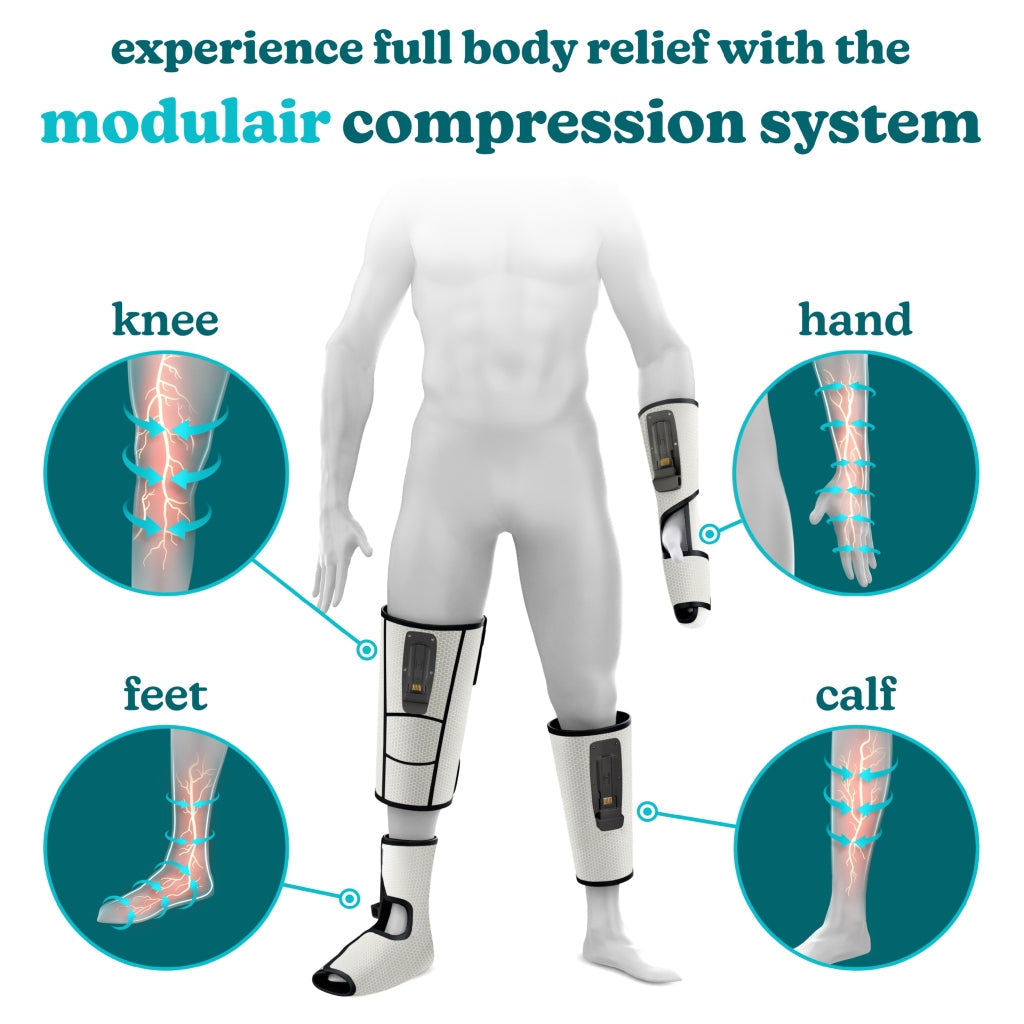 Homedics Masajeador de Rodilla de Compresión Deportiva + Controlador, SR-CMXK5SHJ