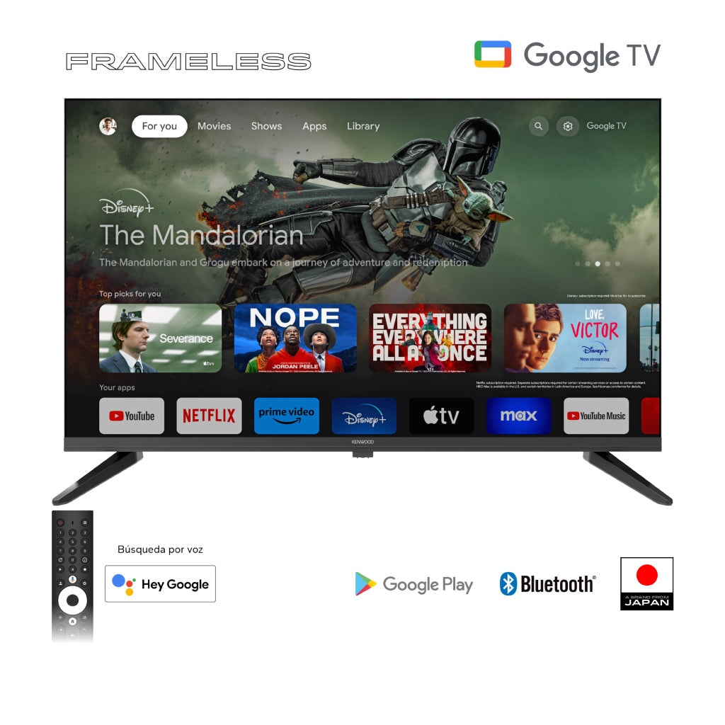 Kenwood Pantalla 32" Smart TV HD, LTK-K32B13G (copia)