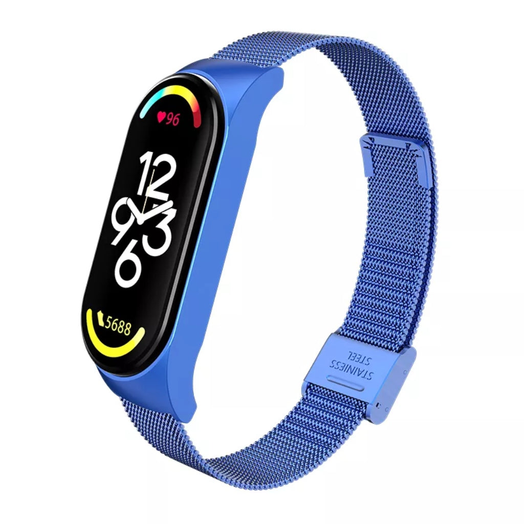 Mijobs Correa de Remplazo Metálica Milanesa para mi Band 7