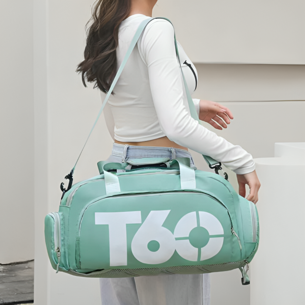 Miomu Bolsa de Gimnasio con Espacio para Zapatos