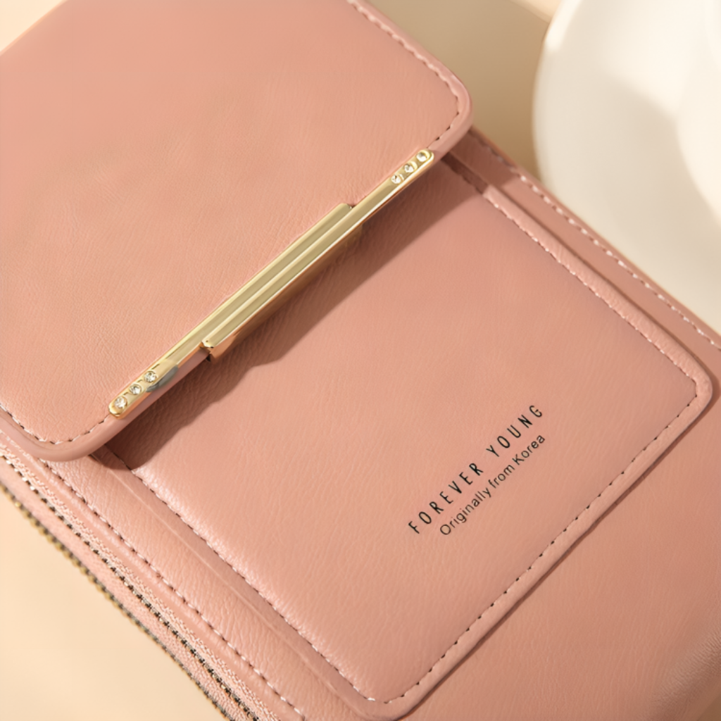 Miomu Bolso Cruzado con Ventanilla de Visualización para Pantalla de Celular