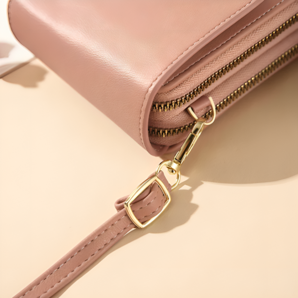 Miomu Bolso Cruzado con Ventanilla de Visualización para Pantalla de Celular