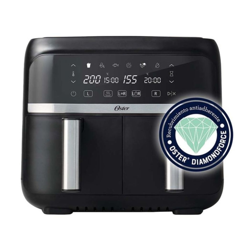 Oster Freidora de Aire Dual 7.6 Litros (CKSTAF7MCDDF)