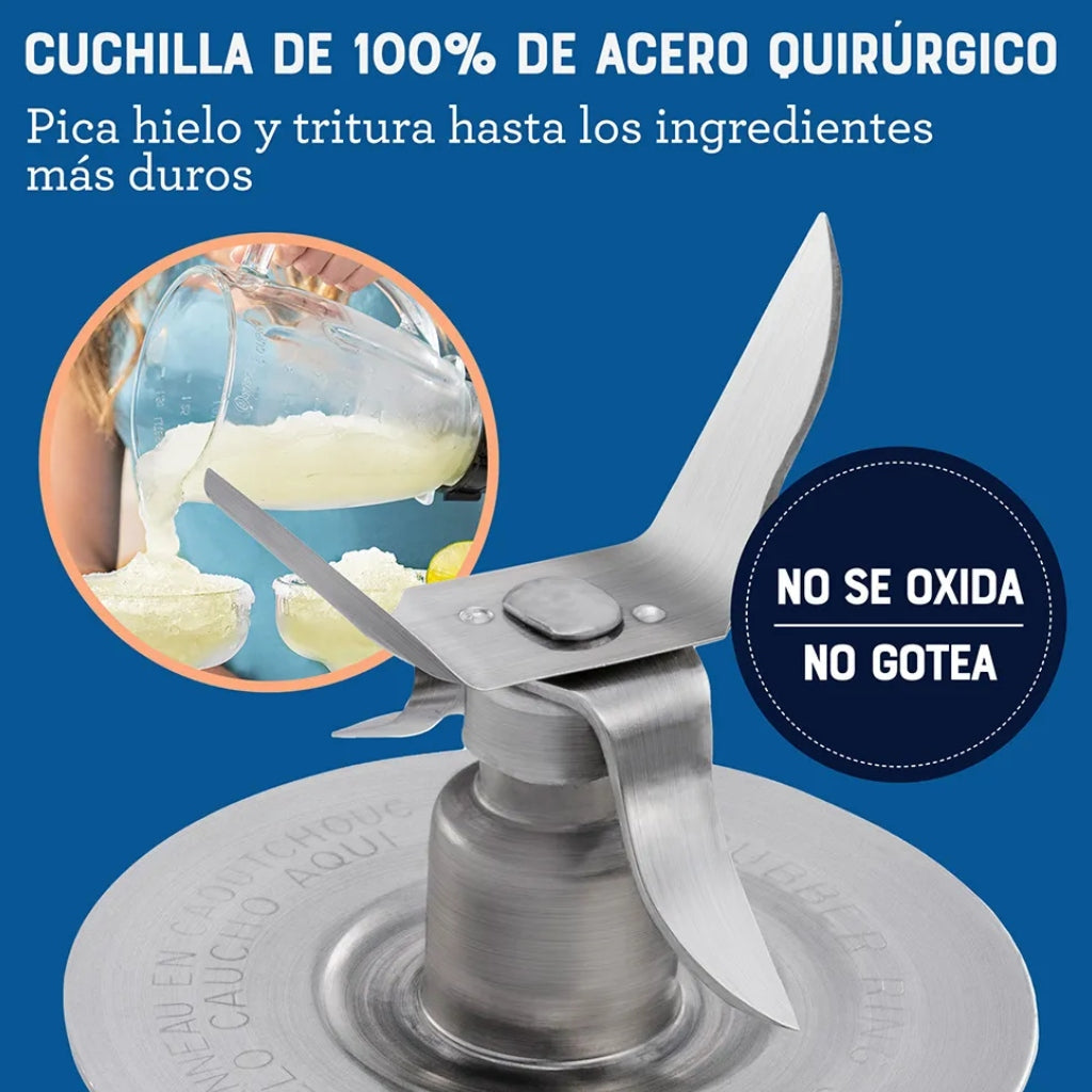 Oster Licuadora Clásica Frasco Vidrio 1.5L, BLSTKAG