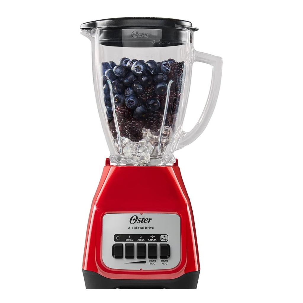 Oster Licuadora Clásica Frasco Vidrio 1.5L, BLSTKAG
