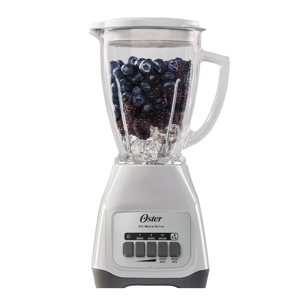 Oster Licuadora Clásica Frasco Vidrio 1.5L, BLSTKAG