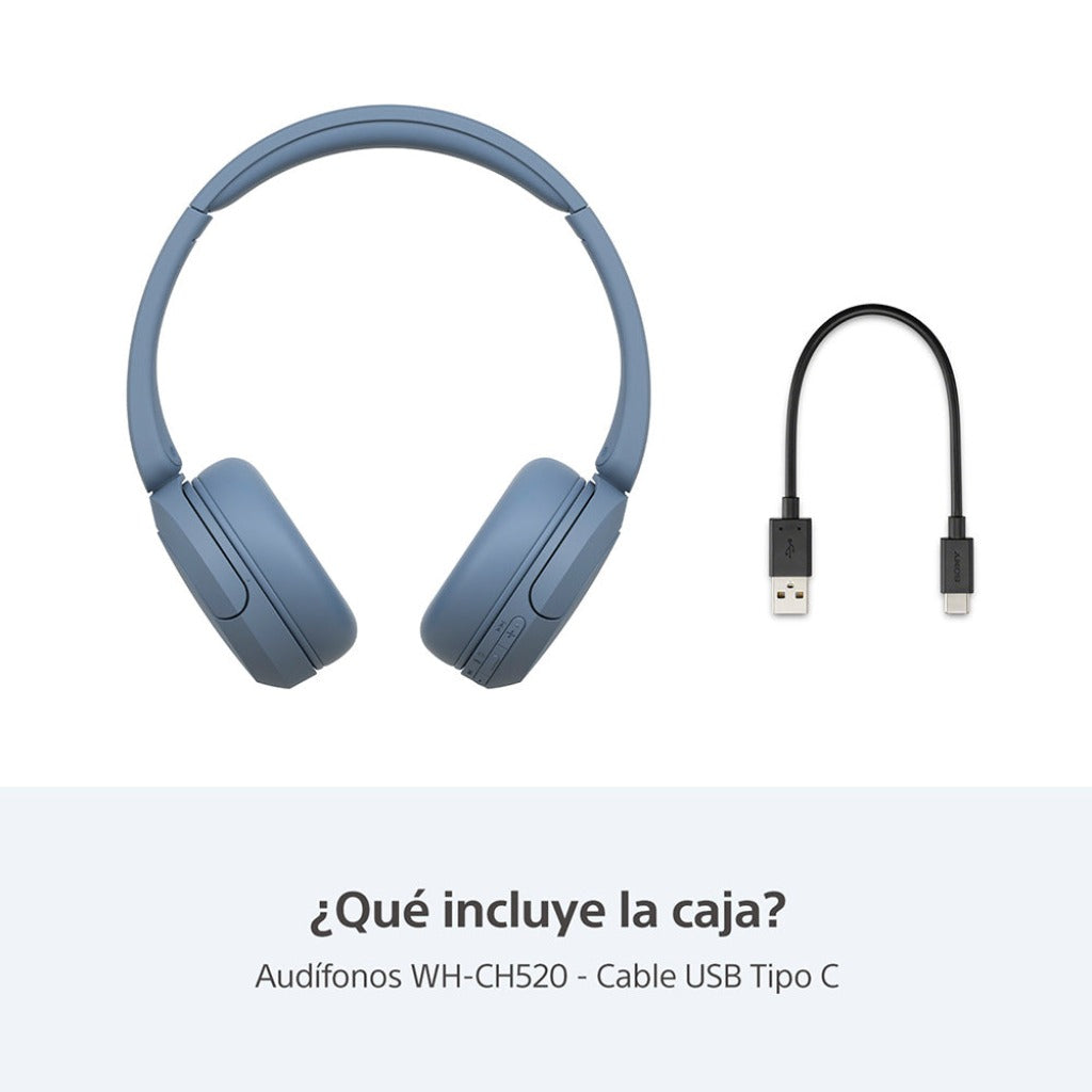 Sony Audífonos Inalámbricos de Diadema (WH-CH520)