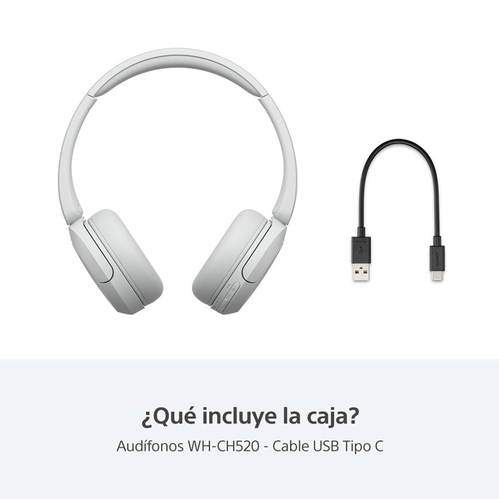 Sony Audífonos Inalámbricos de Diadema (WH-CH520)