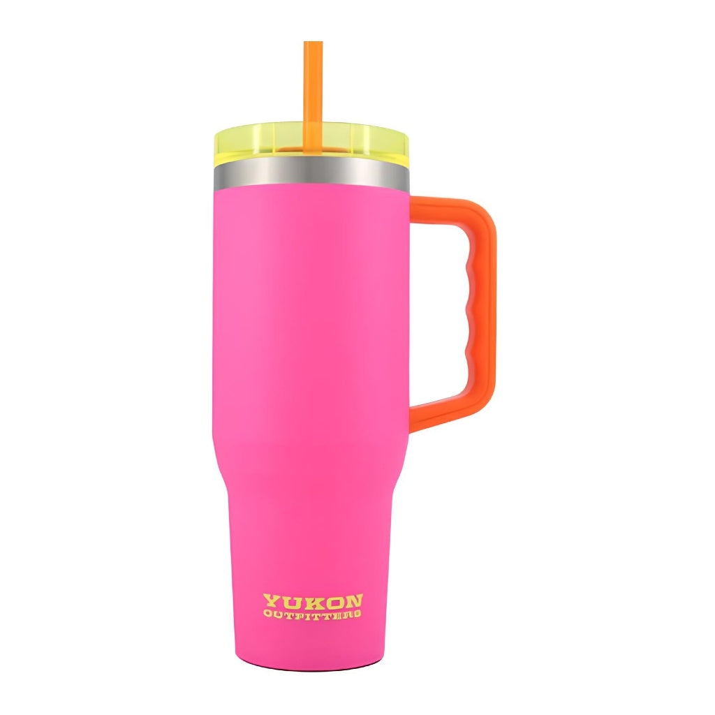 Yukon Vaso Térmico con Agarradera y Pajilla, 40 Oz