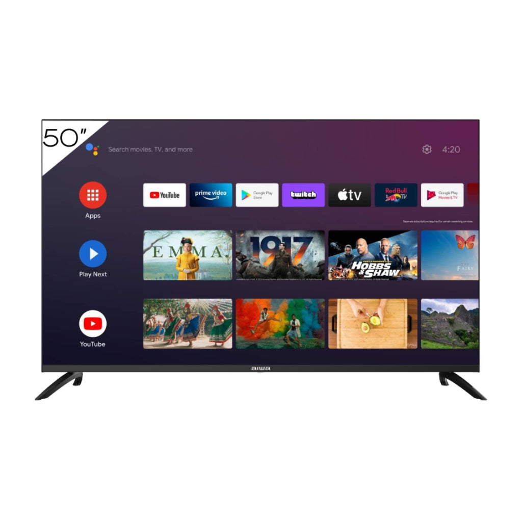 Aiwa Pantalla 50" UHD LED 4K Smart, AW50B4KFG