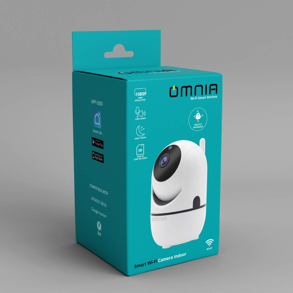 Omnia Cámara Inteligente Wifi 355° Ptz para Interiores