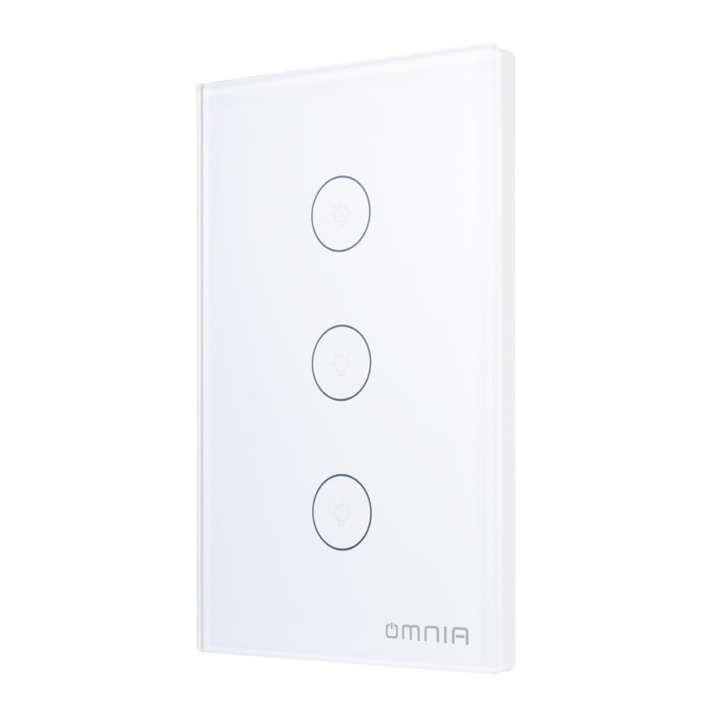 Omnia Interruptor Inteligente Híbrido Wifi/rf 3 Vías