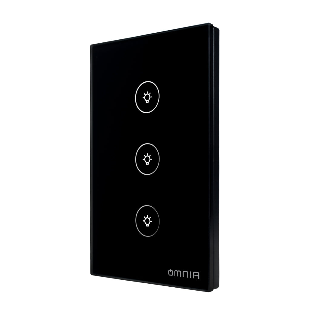 Omnia Interruptor Inteligente Híbrido Wifi/rf 3 Vías