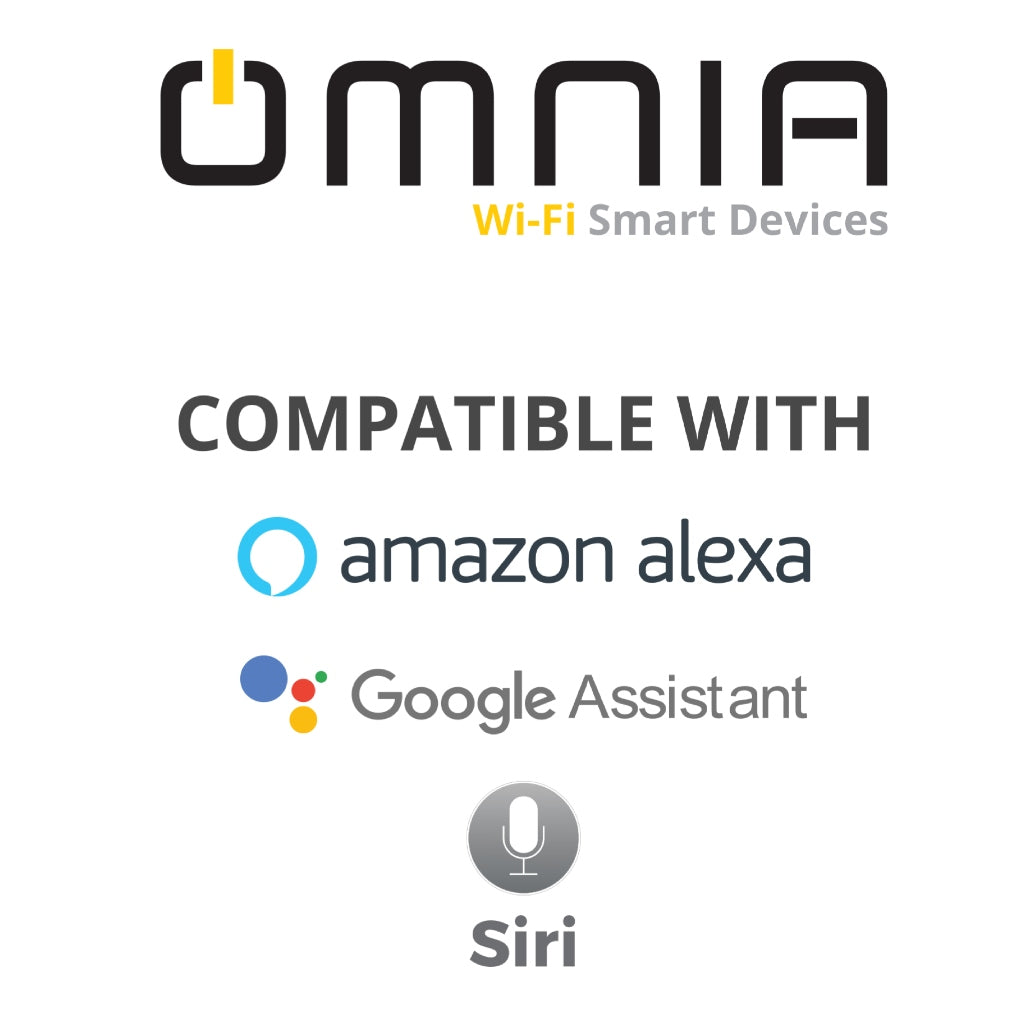 Omnia Interruptor Inteligente Híbrido Wifi/rf 1 Vía