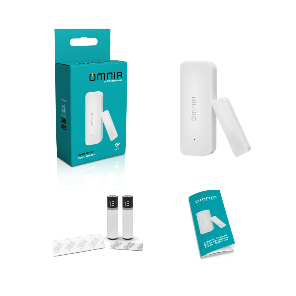 Omnia Sensor de Puerta y Ventana Inteligente Wifi