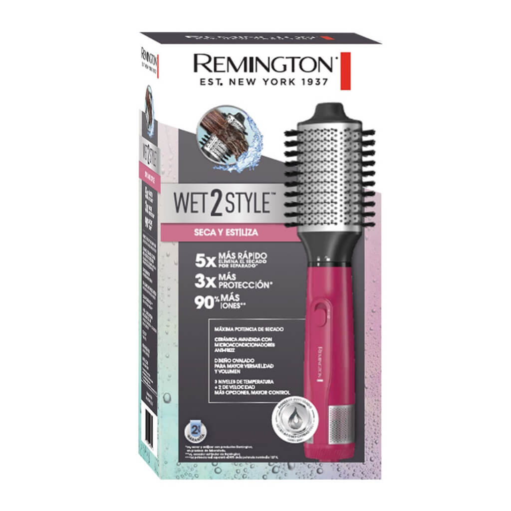 Remington Cepillo Secador 110F WET2STYLE, AS15AB