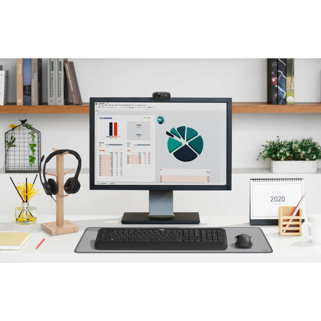Logitech Kit Teclado y Mouse Inalámbricos MK540, 2 Piezas