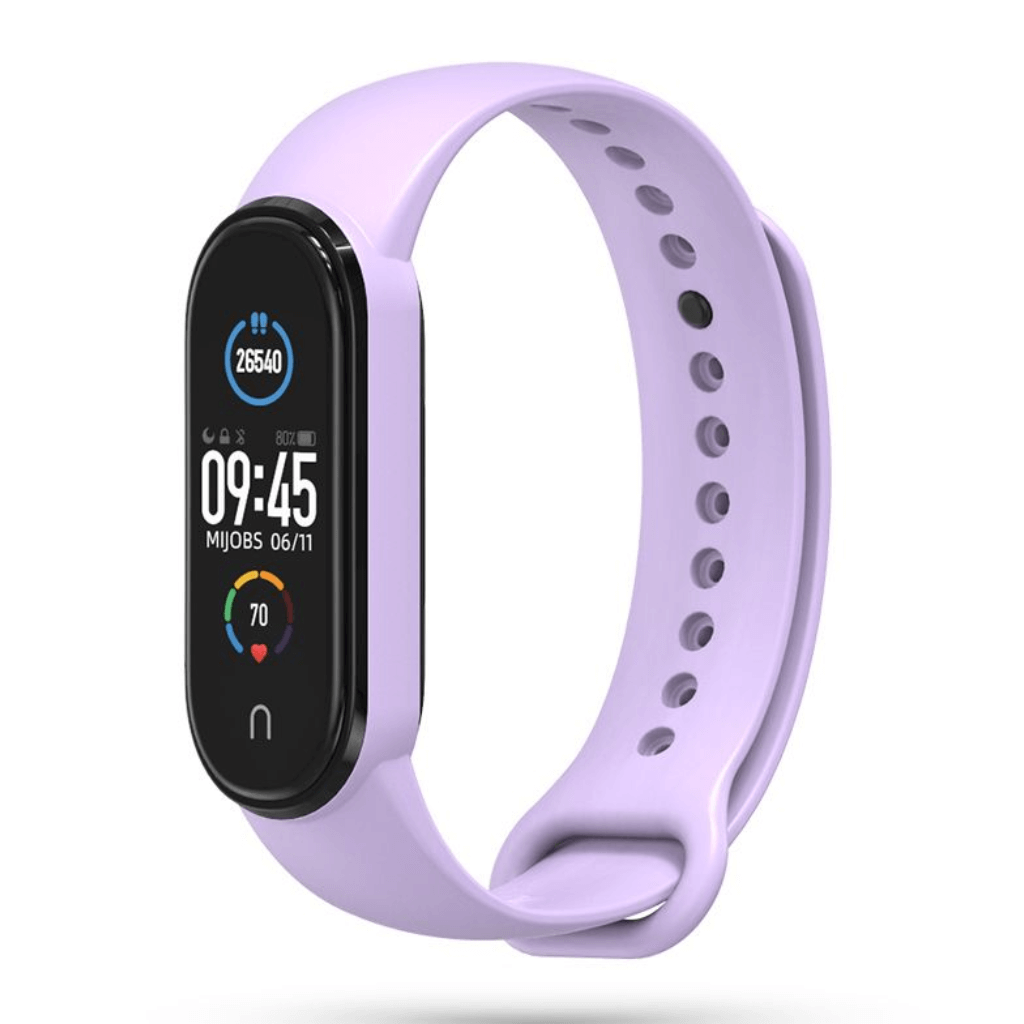 Mijobs Correa de Reemplazo Silicona para Xiaomi Mi Band 5 y 6