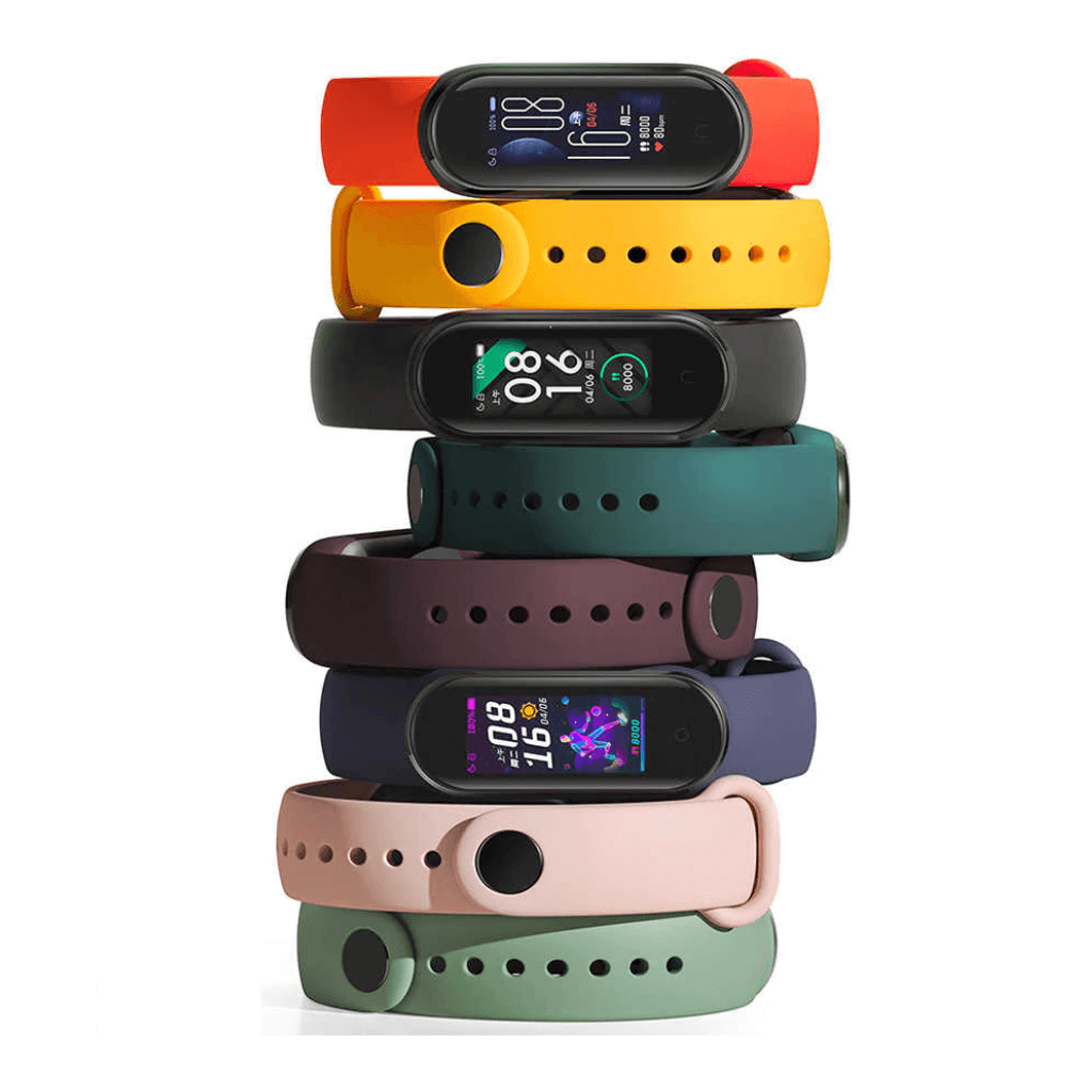 Mijobs Correa de Reemplazo Silicona para Xiaomi Mi Band 5 y 6