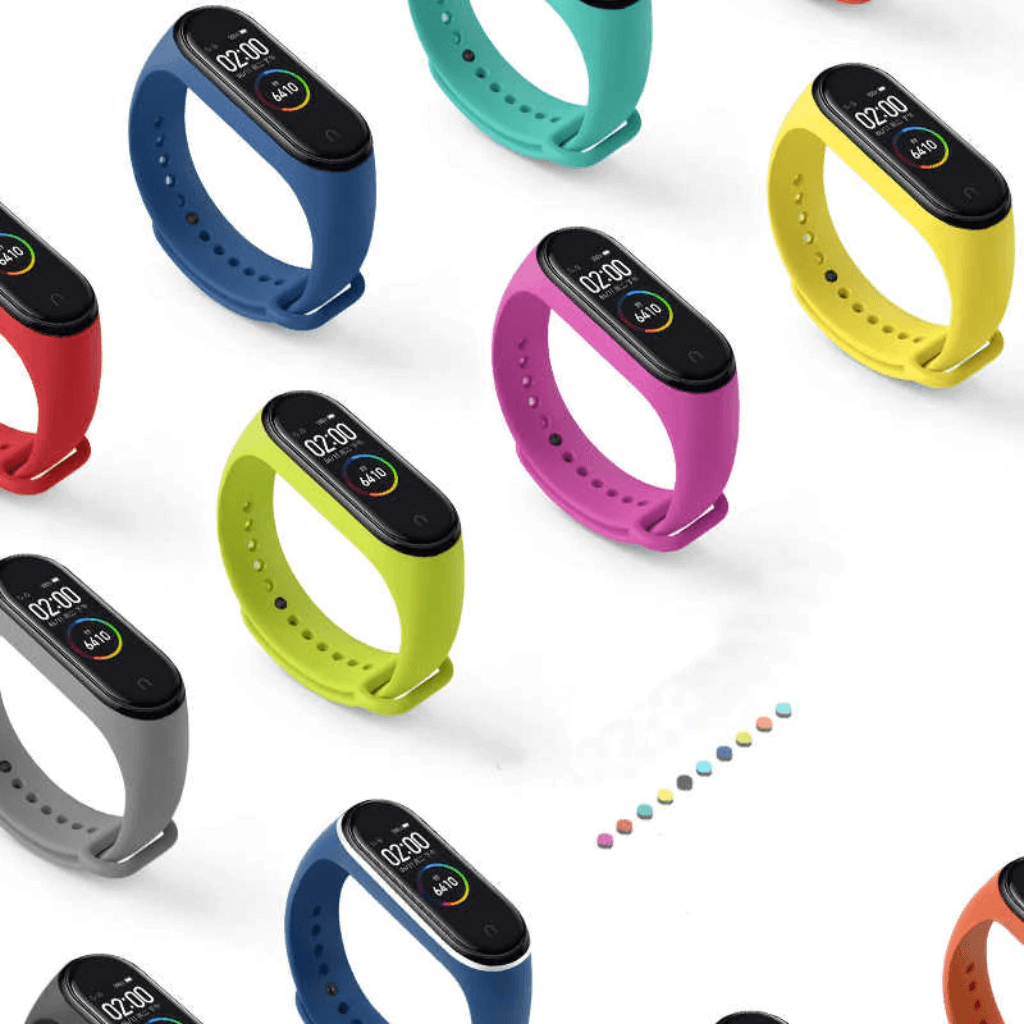Mijobs Correa de Reemplazo Silicona para Xiaomi Mi Band 5 y 6