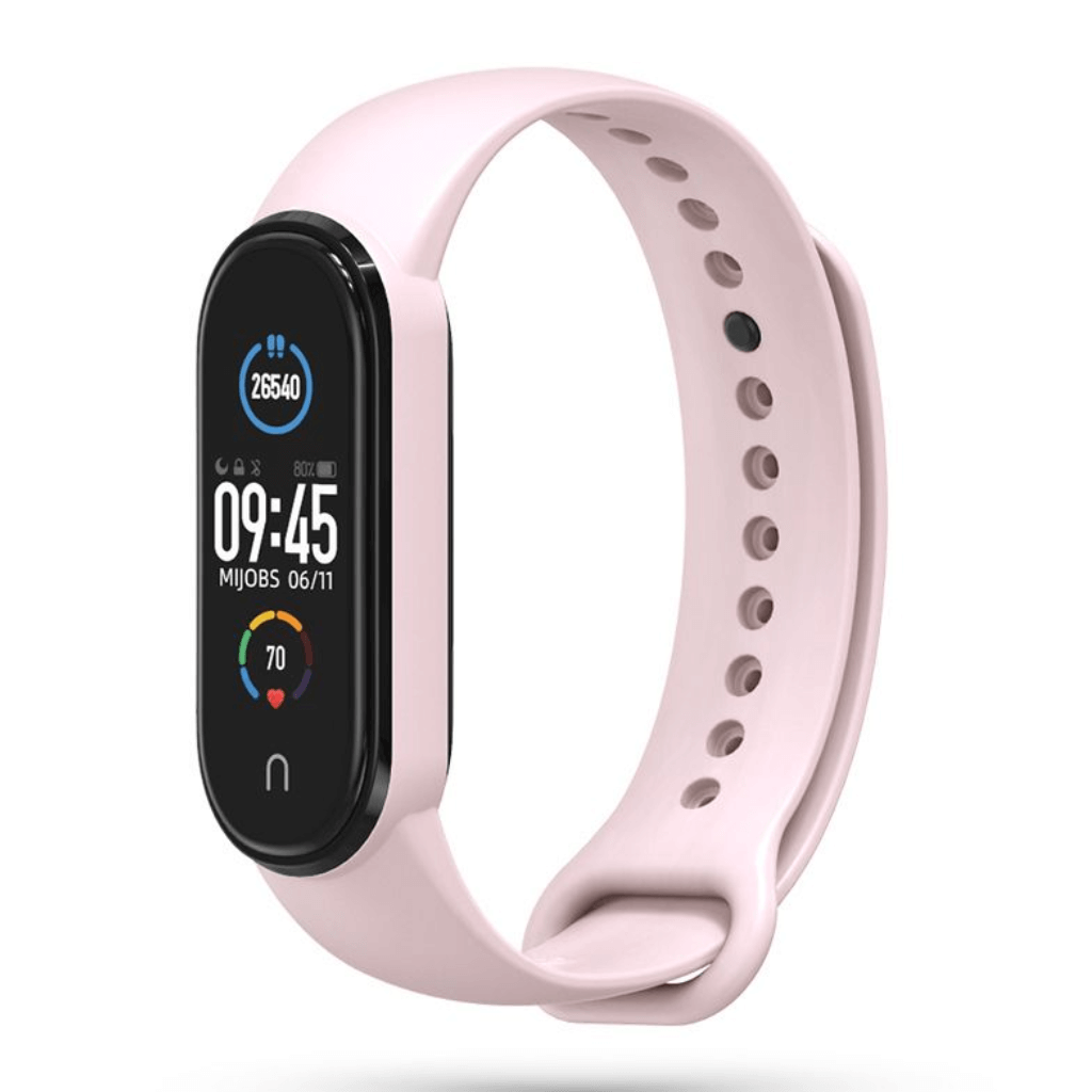 Mijobs Correa de Reemplazo Silicona para Xiaomi Mi Band 5 y 6