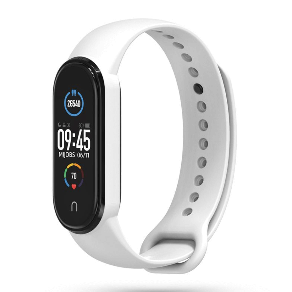 Mijobs Correa de Reemplazo Silicona para Xiaomi Mi Band 5 y 6