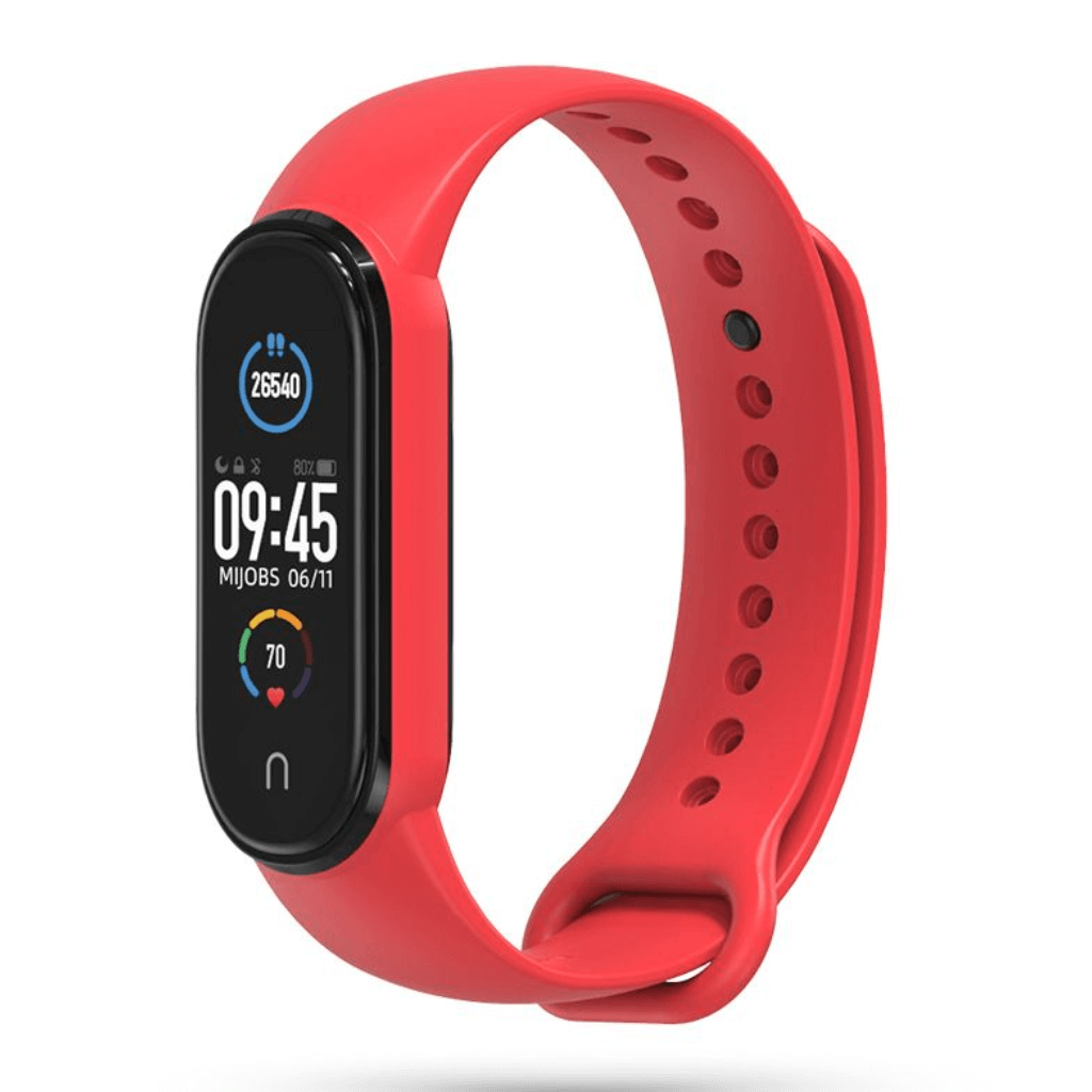 Mijobs Correa de Reemplazo Silicona para Xiaomi Mi Band 5 y 6