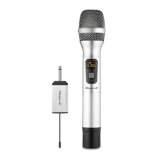 Studio Z Micrófono Inalámbrico UHF Mini Receptor Recargable, GW-R101