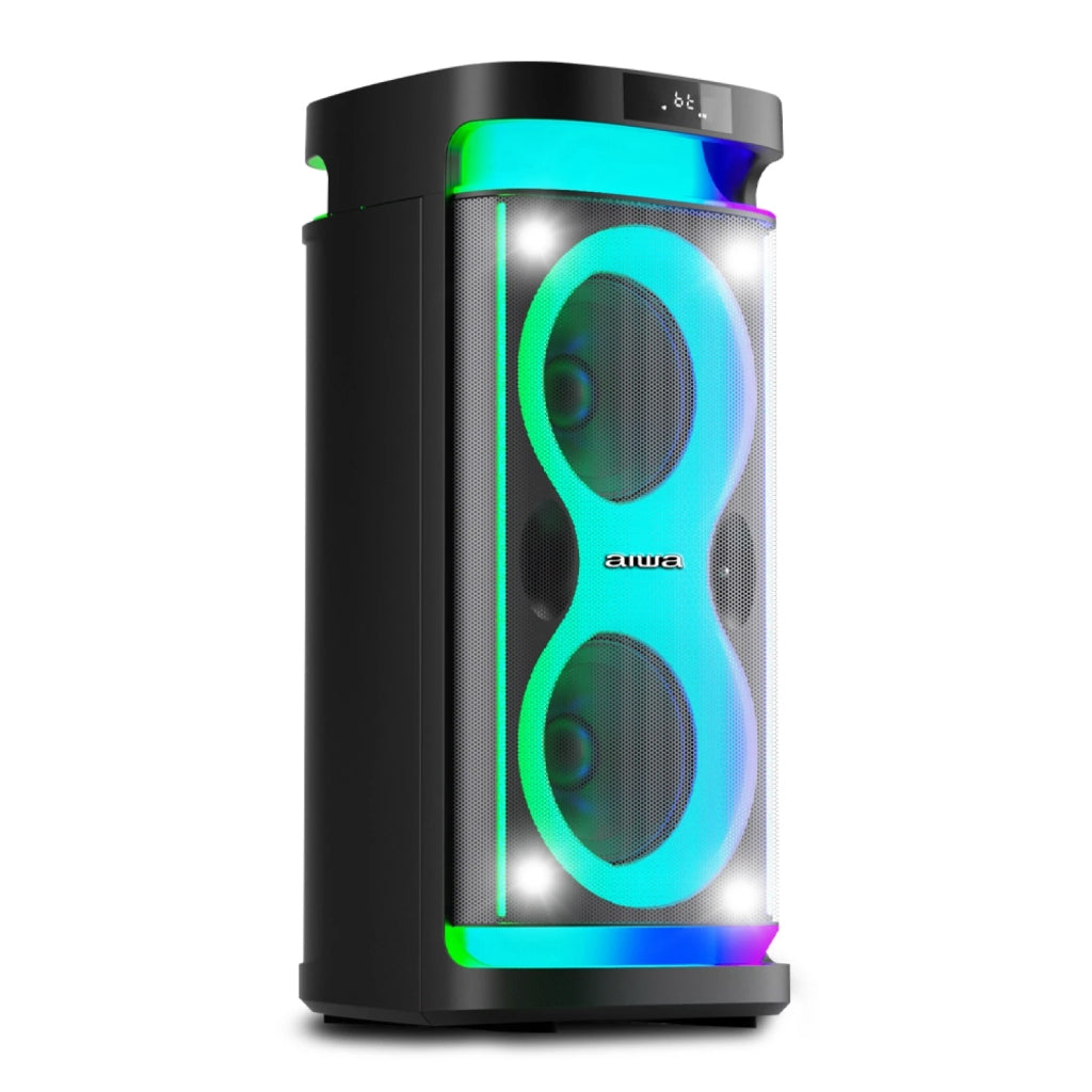 Aiwa Parlante Inalámbrico Portátil 600w con Luz, Awpoh4d