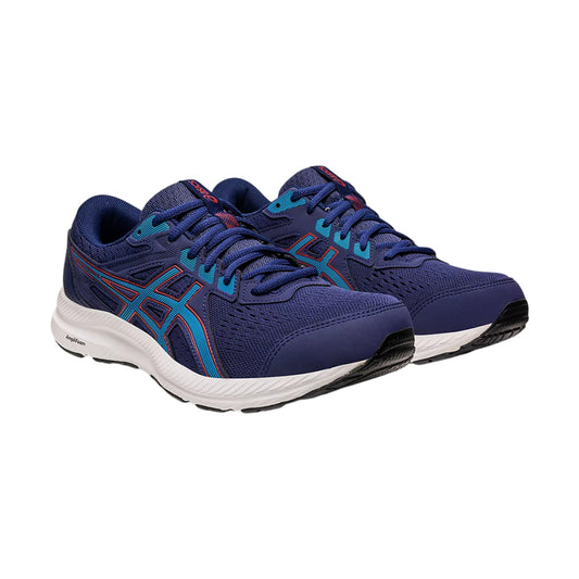 Asics Tenis Gel-Contend 8 Azul/Celeste/Blanco, para Hombre