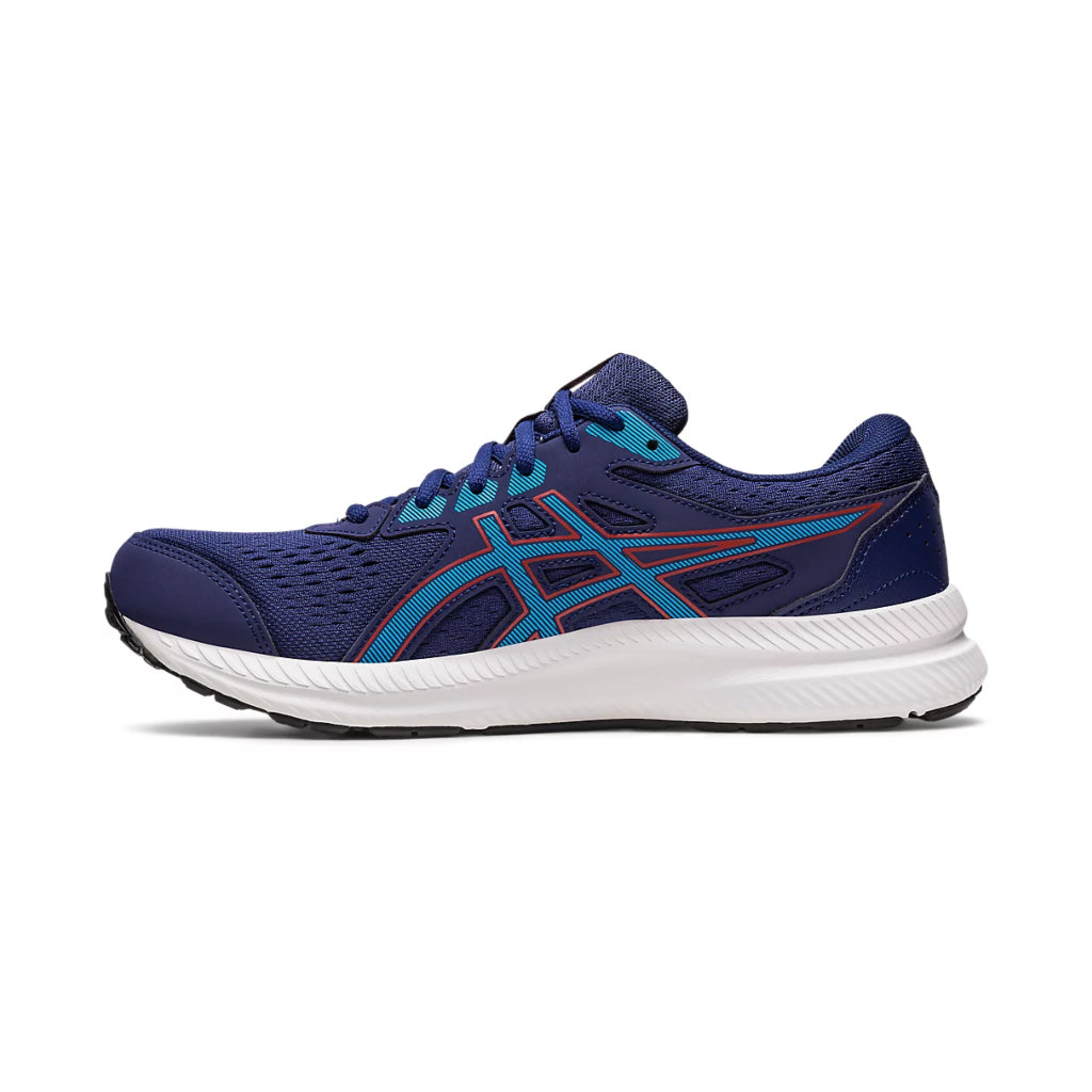 Asics Tenis Gel-Contend 8 Azul/Celeste/Blanco, para Hombre