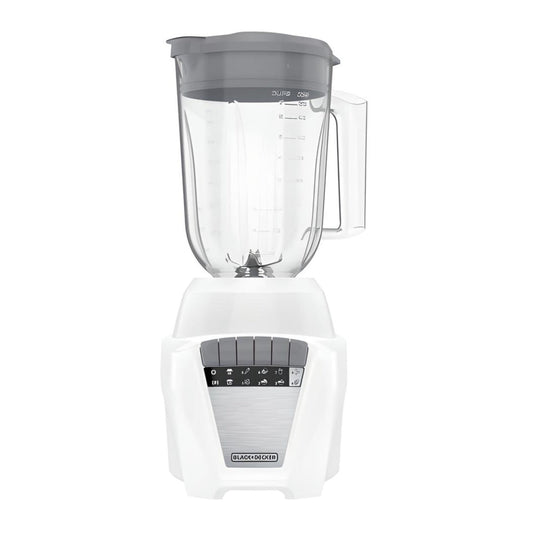 Black & Decker Licuadora Frasco de Plástico 8 Velocidades, BL0877-1WDLA