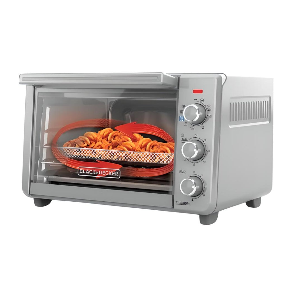 Black & Decker Horno Tostador con Freidora Aire 21.8 Litros, TO3217SS-LA