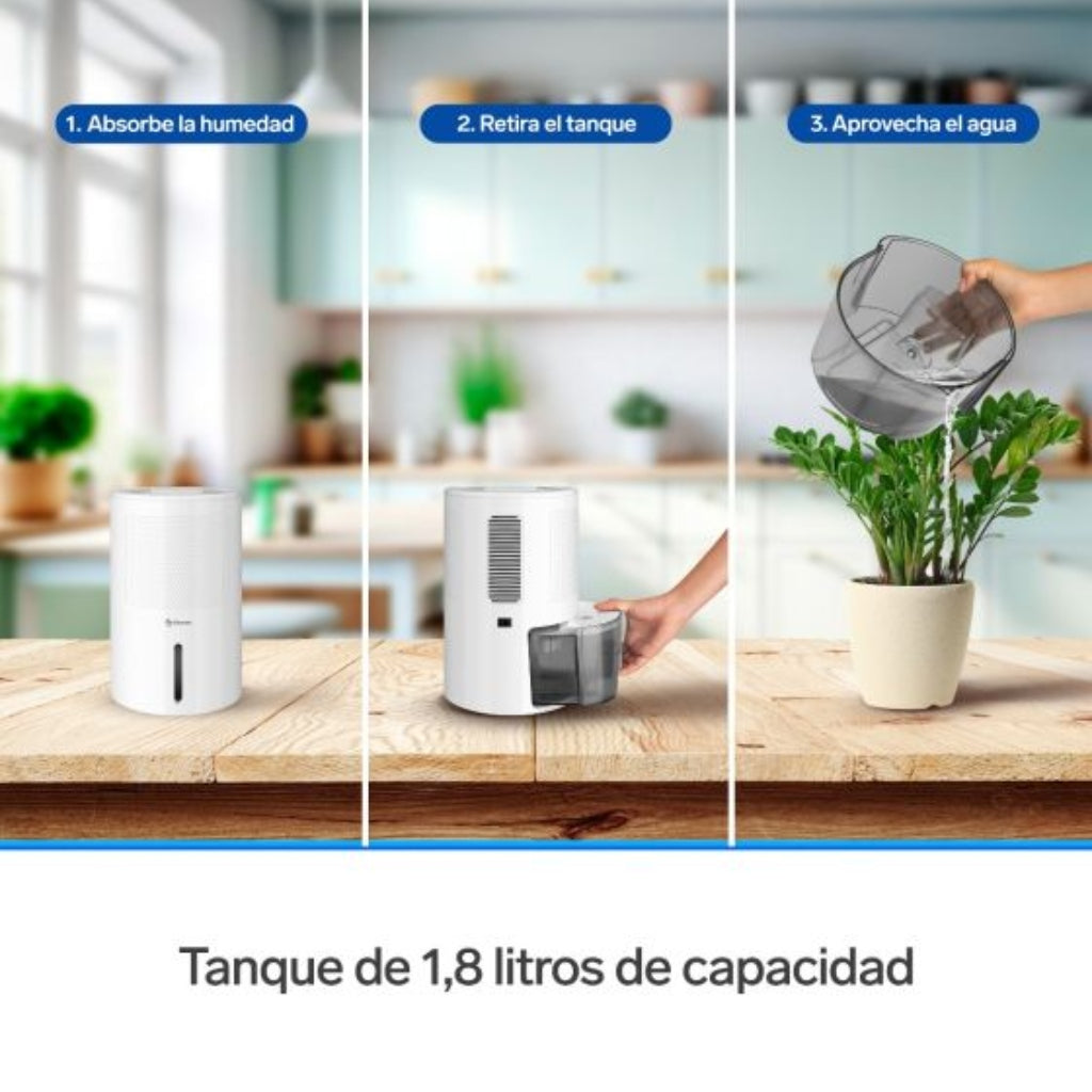 Steren Deshumidificador Eléctrico con Tanque 1.8L, AIR-260
