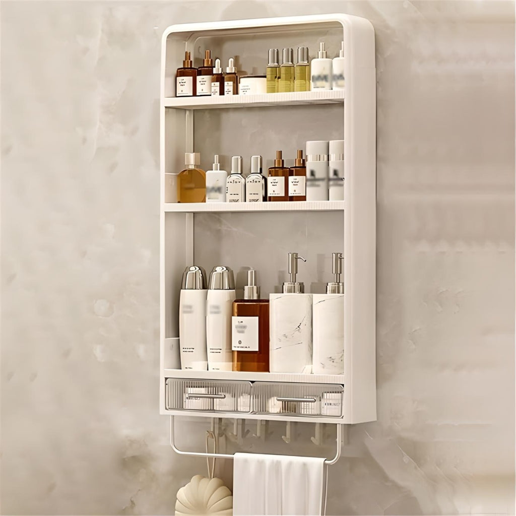 Miomu Estante de Almacenamiento Aéreo para Baño, 4 Niveles