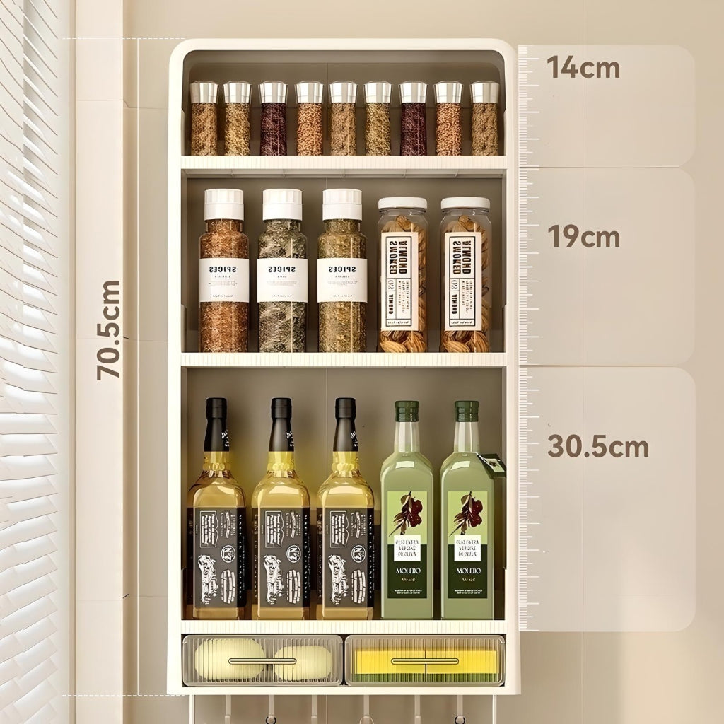 Miomu Estante de Almacenamiento Aéreo para Baño, 4 Niveles