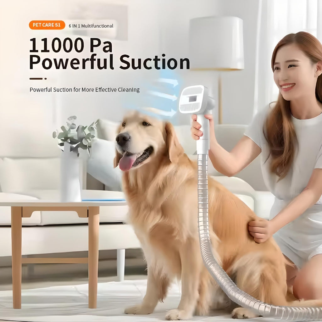 Miomu Succionadora para Pelo de Mascotas, 6 en 1